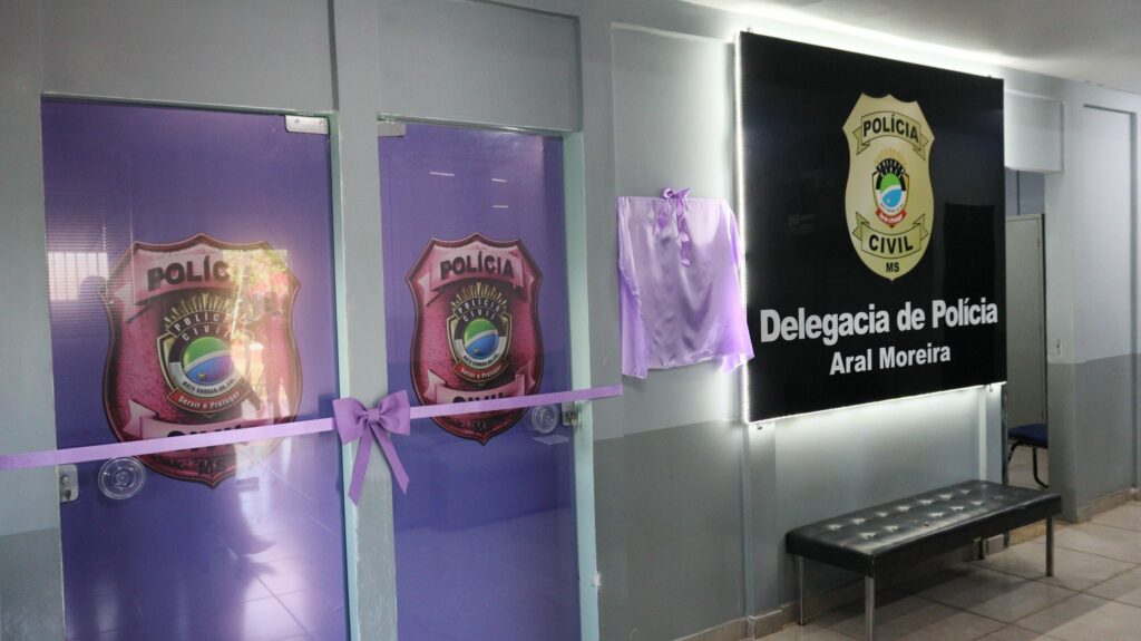 Inauguração de Sala Lilás em Aral Moreira reforça o compromisso da Polícia Civil no combate à violência doméstica em MS Inauguração de Sala Lilás em Aral Moreira reforça o compromisso da Polícia Civil no combate à violência doméstica em MS