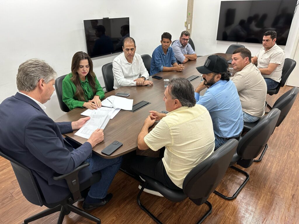 Rogério Torquetti e vereadores buscam apoio do Governo do Estado para instalação de fecularia em Tacuru Rogério Torquetti e vereadores buscam apoio do Governo do Estado para instalação de fecularia em Tacuru