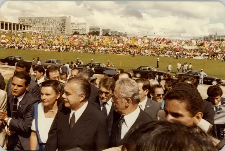 Arquivo/Senado Redemocratização: há 40 anos, Sarney assumia a presidência do Brasil