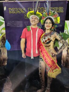 Katiely e Iarle são eleitos Miss e Mister Aldeia Amambai 2025