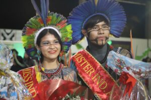 Katiely e Iarle são eleitos Miss e Mister Aldeia Amambai 2025