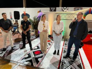 Katiely e Iarle são eleitos Miss e Mister Aldeia Amambai 2025