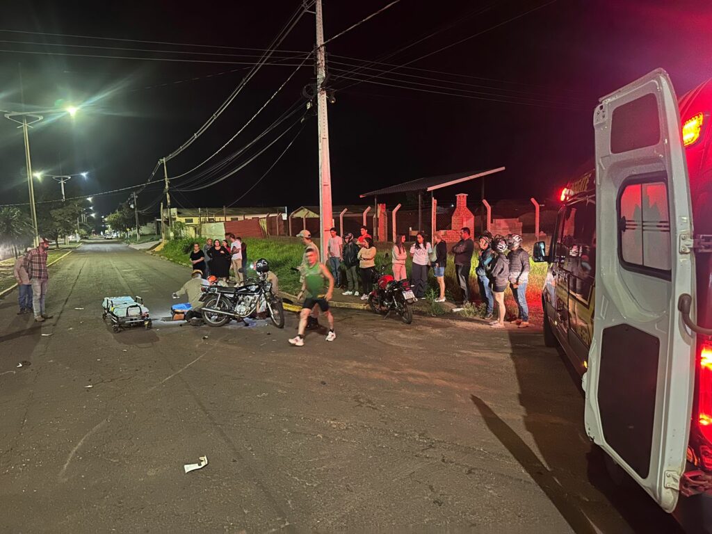 Corpo de Bombeiros atendeu quatro acidentes envolvendo motocicleta nessa sexta-feira em Amambai