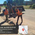 Prefeitura de Amambai intensifica ações de recuperação em estradas e vias urbanas após fortes chuvas