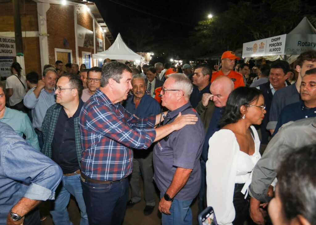 Com apoio do Governo, tradicional Festa da Linguiça movimenta turismo e valoriza cultura em Maracaju Com apoio do Governo, tradicional Festa da Linguiça movimenta turismo e valoriza cultura em Maracaju