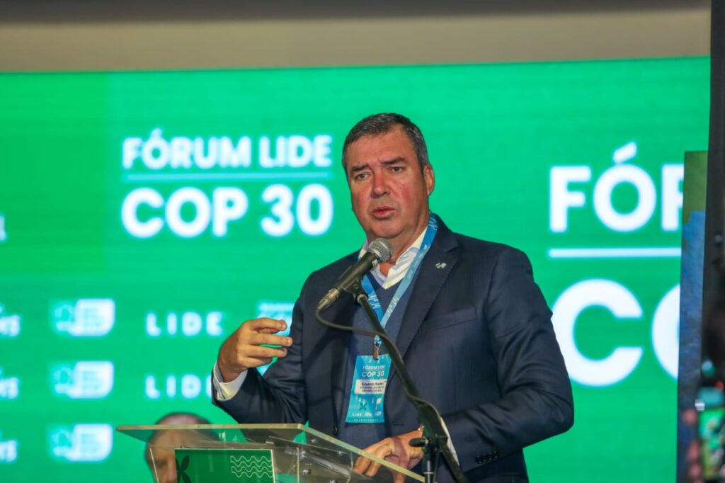 Desenvolvimento e sustentabilidade: MS é destaque e exemplo no Fórum LIDE COP 30 Desenvolvimento e sustentabilidade: MS é destaque e exemplo no Fórum LIDE COP 30