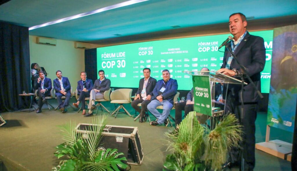 Desenvolvimento e sustentabilidade: MS é destaque e exemplo no Fórum LIDE COP 30 Desenvolvimento e sustentabilidade: MS é destaque e exemplo no Fórum LIDE COP 30