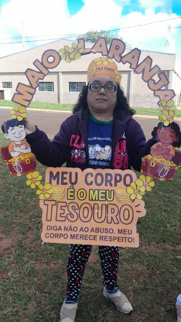 APAE de Paranhos promove campanha do Maio Laranja APAE de Paranhos promove campanha do Maio Laranja