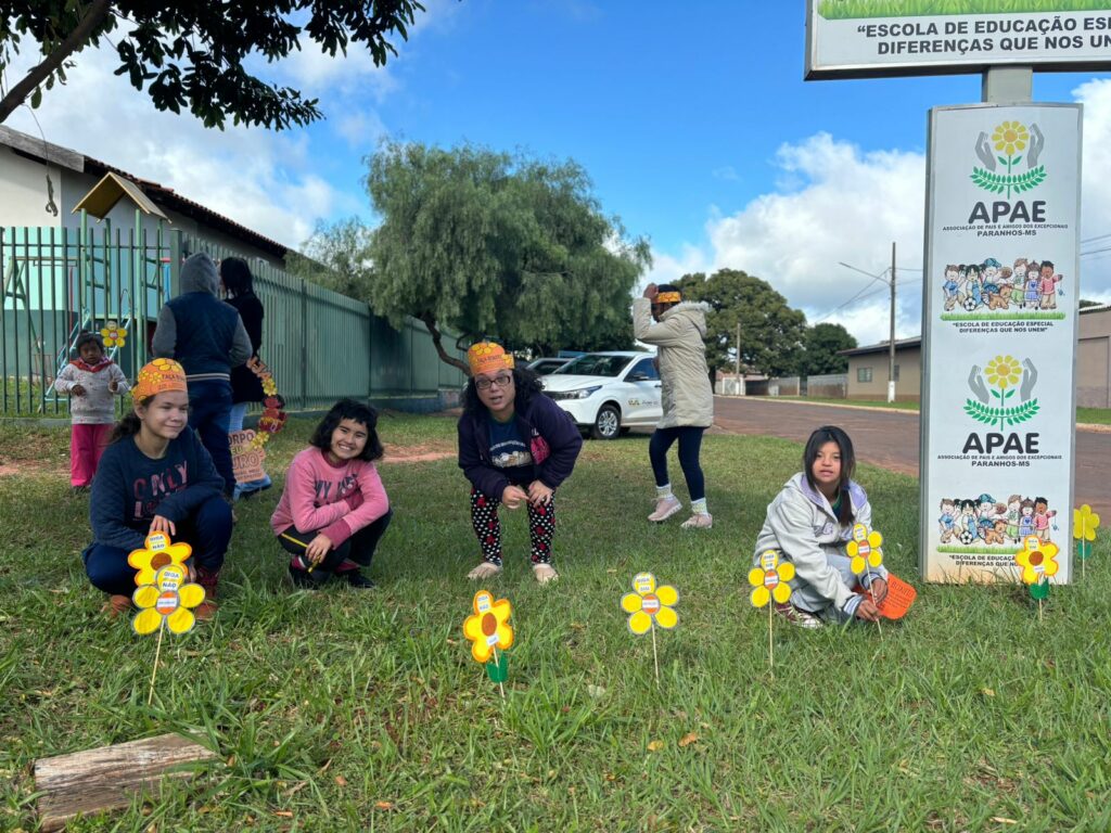 APAE de Paranhos promove campanha do Maio Laranja APAE de Paranhos promove campanha do Maio Laranja