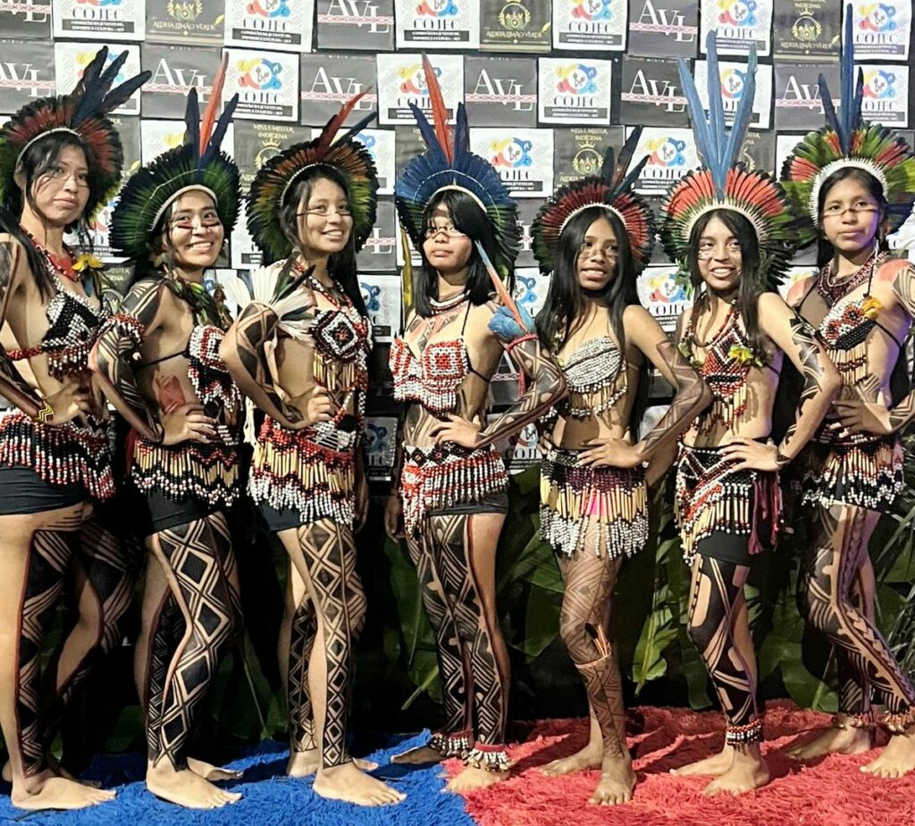 Comunidade da Limão Verde conhece Miss e Mister Indígena 2025