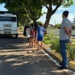 DEMTRAT realiza Blitz Educativa como parte da campanha Maio Amarelo 2025 em Tacuru