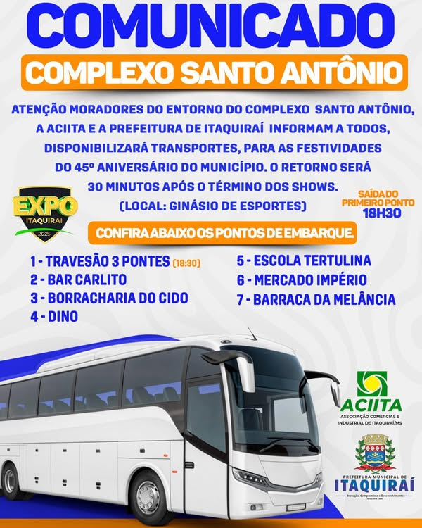ExpoItaquiraí 2025 celebra os 45 anos do município a partir deste sábado (10)