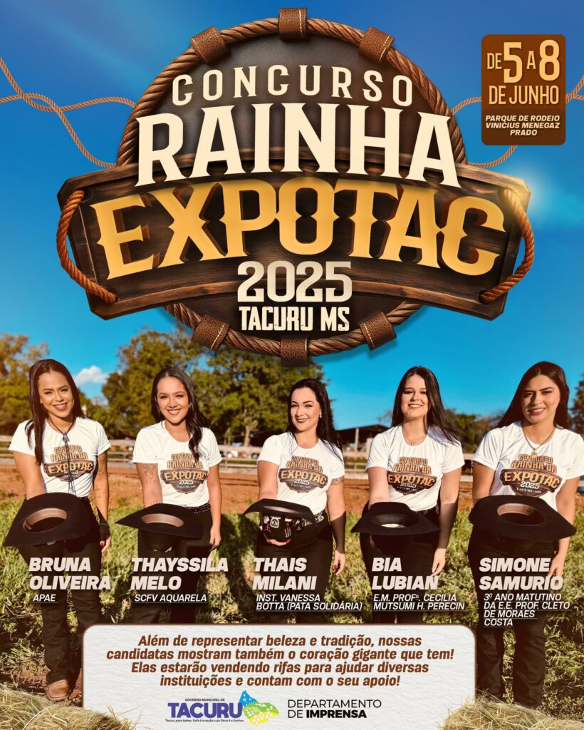 Expotac 2025 acontece neste final de semana com várias atrações em Tacuru
