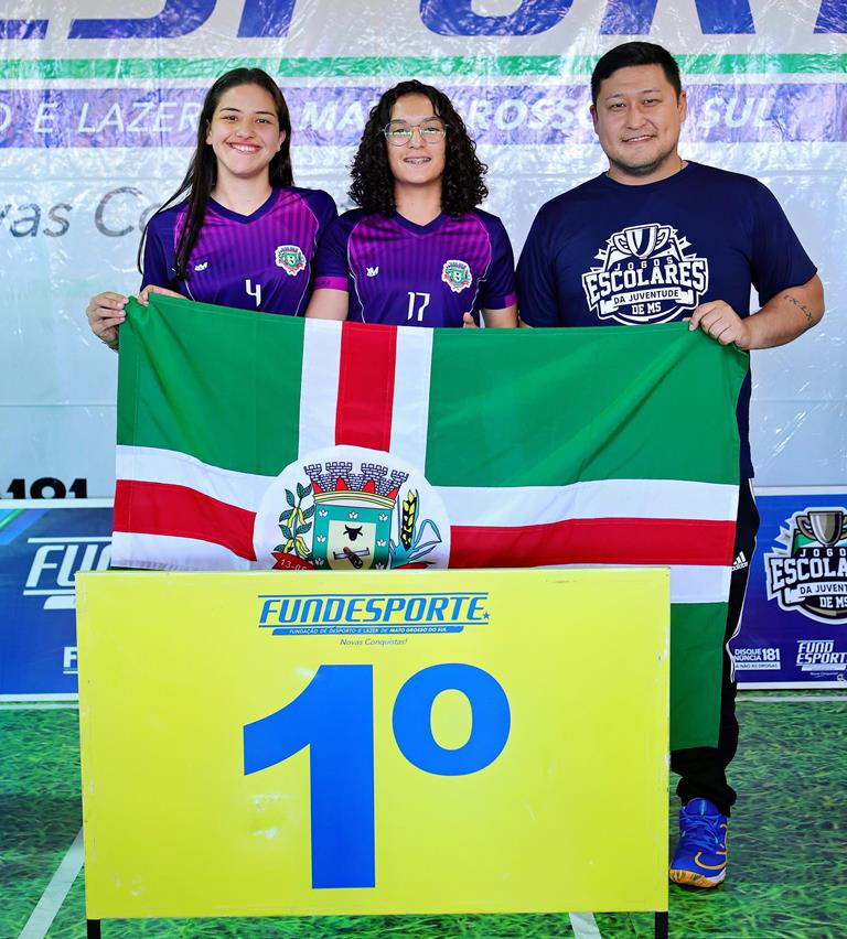 Dupla de Aral Moreira é campeã do vôlei de praia feminino dos JOJUMS 2025 Dupla de Aral Moreira é campeã do vôlei de praia feminino dos JOJUMS 2025