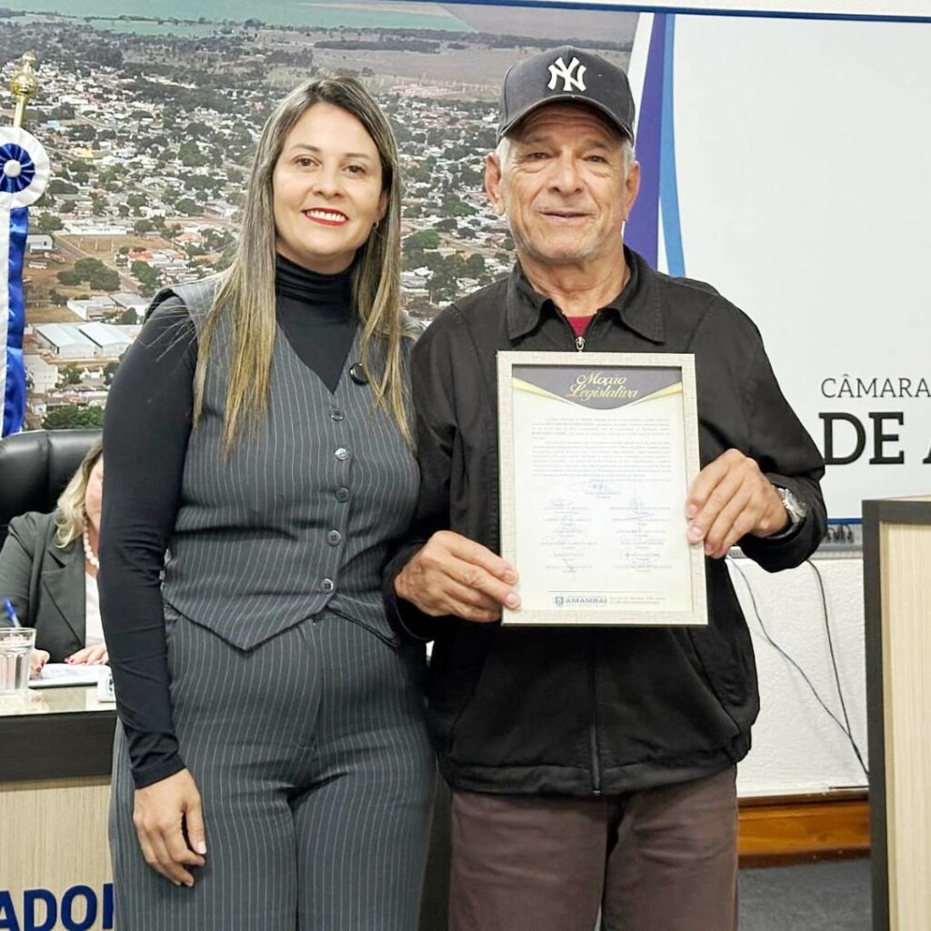 Por indicação de Lígia Borges, criadores do Intervilas de Suíço são homenageados pela Câmara em Amambai Por indicação de Lígia Borges, criadores do Intervilas de Suíço são homenageados pela Câmara em Amambai