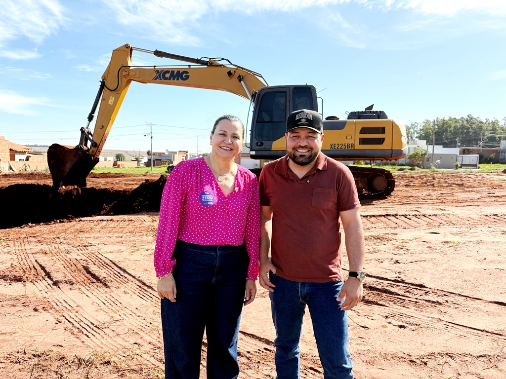 Prefeita Lurdes Portugal visita obra da UBS e anuncia construção de creche de R$ 6 milhões no bairro Capitão Vigário em Caarapó Prefeita Lurdes Portugal visita obra da UBS e anuncia construção de creche de R$ 6 milhões no bairro Capitão Vigário em Caarapó