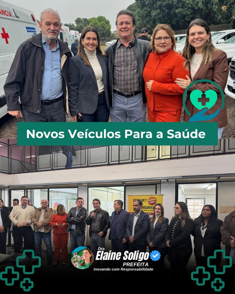 Aral Moreira recebe novos veículos para reforço da saúde municipal