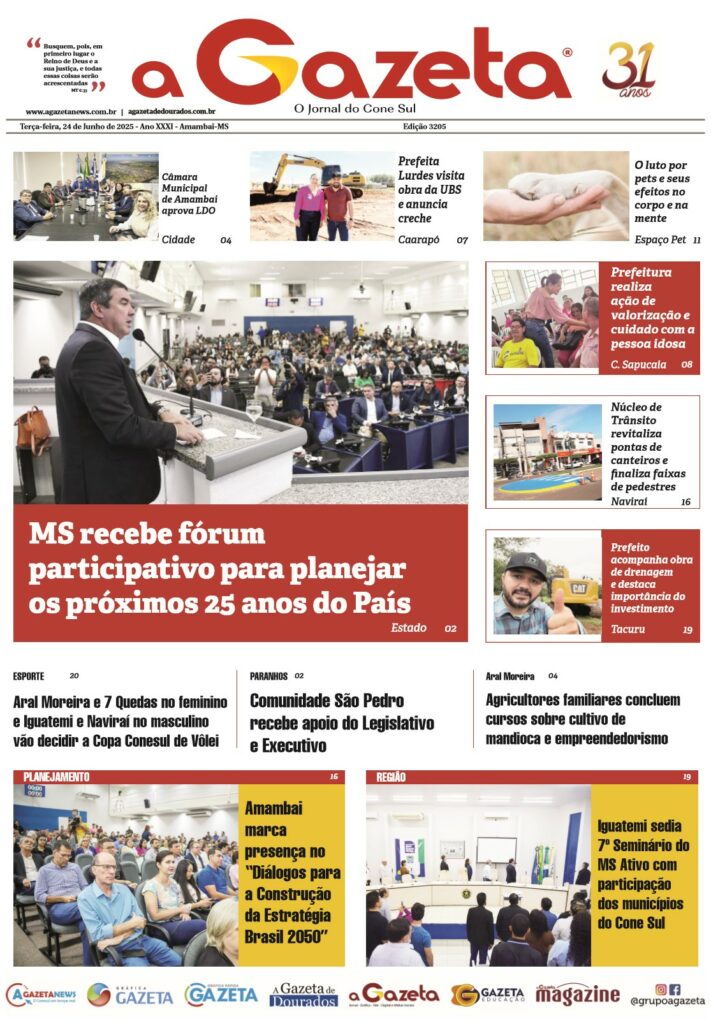 Jornal A Gazeta – Edição de 24 de junho de 2025