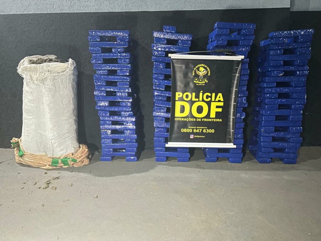 DOF apreende mais de 160 quilos de drogas em Iguatemi que seguiam para Minas Gerais DOF apreende mais de 160 quilos de drogas em Iguatemi que seguiam para Minas Gerais