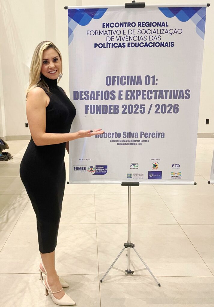 Na busca por novos conhecimentos vereadora Suzana participa de encontro sobre políticas educacionais em Rio Brilhante