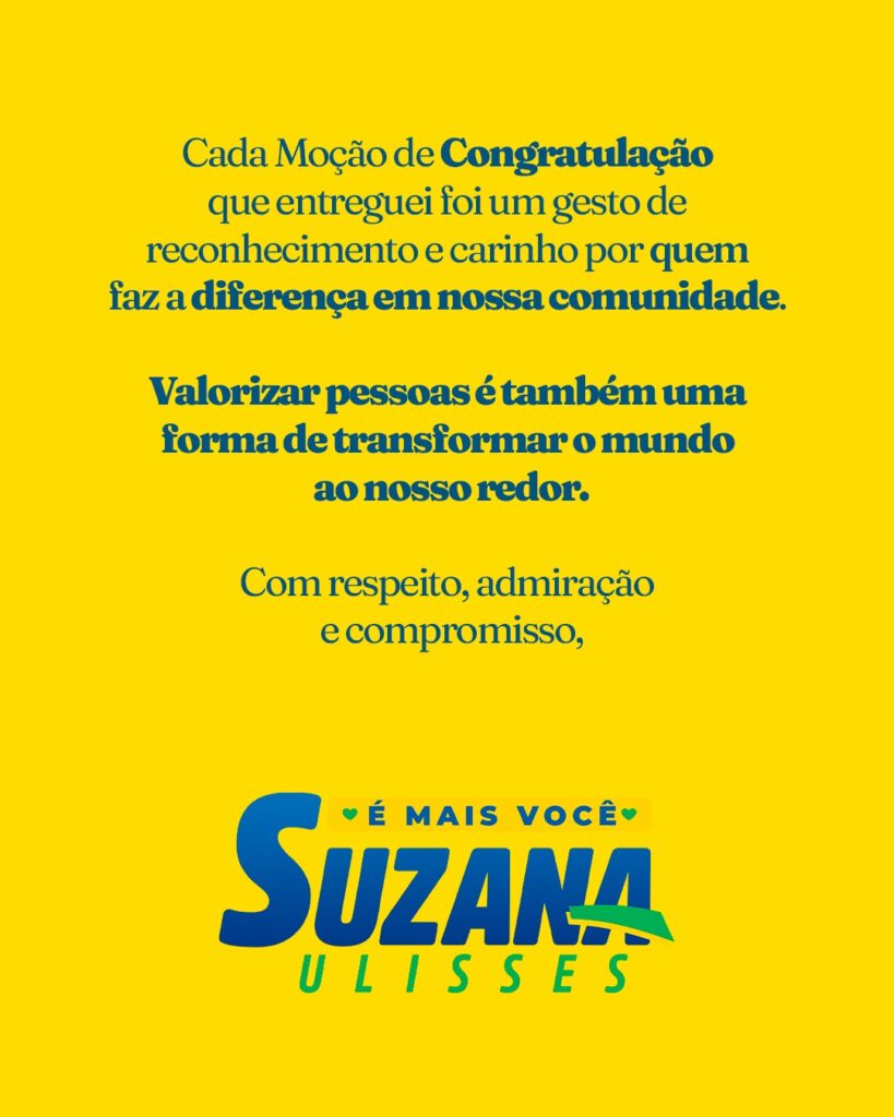 Moções são reconhecimento por quem faz a diferença em Amambai, diz vereadora Suzana Ulisses
