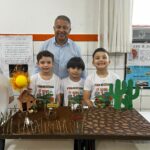 Presidente da Câmara de Amambai, Darci, prestigia Feira de Ciências do CELQ
