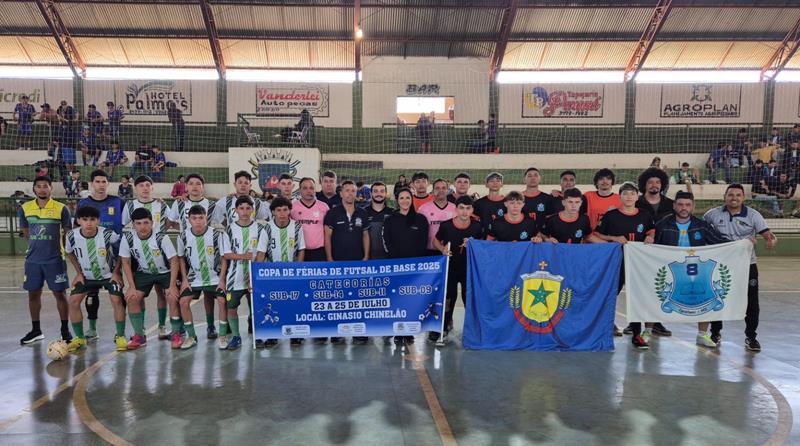 1ª Copa Regional de Futsal de Base foi sucesso total em Sete Quedas 1ª Copa Regional de Futsal de Base foi sucesso total em Sete Quedas