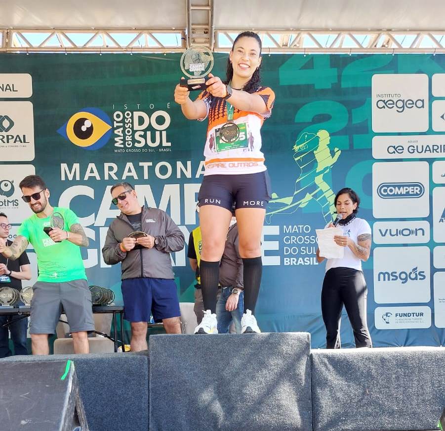 Atleta de Coronel Sapucaia conquista 1ª colocação em corrida pedestre de 42 quilômetros em Campo Grande Atleta de Coronel Sapucaia conquista 1ª colocação em corrida pedestre de 42 quilômetros em Campo Grande