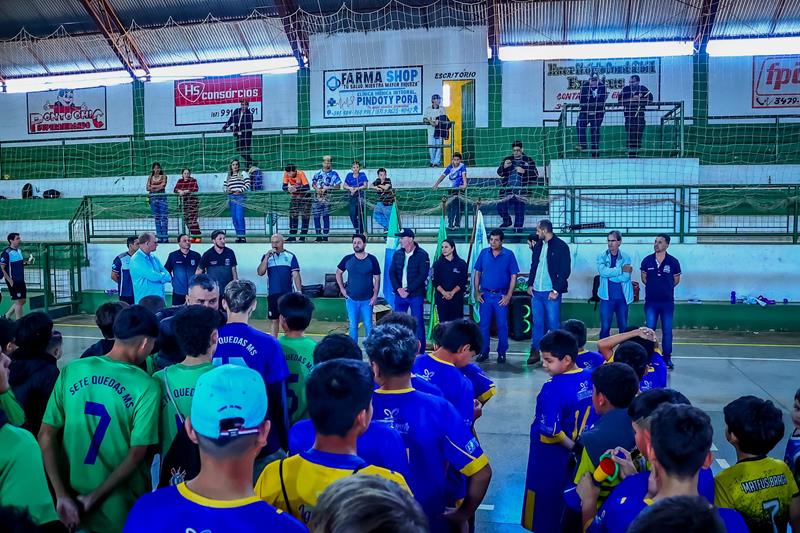 1ª Copa Regional de Futsal de Base foi sucesso total em Sete Quedas 1ª Copa Regional de Futsal de Base foi sucesso total em Sete Quedas
