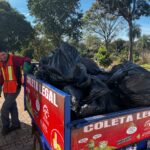 Escoteiros realizam ação ambiental no Parque Panduí em Amambai