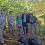 Escoteiros realizam ação ambiental no Parque Panduí em Amambai