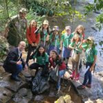 Escoteiros realizam ação ambiental no Parque Panduí em Amambai