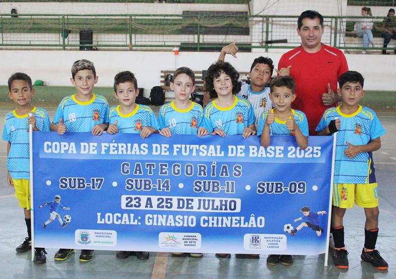 Copa Regional de Futsal de Base em Sete Quedas reúne as famílias e é sucesso total