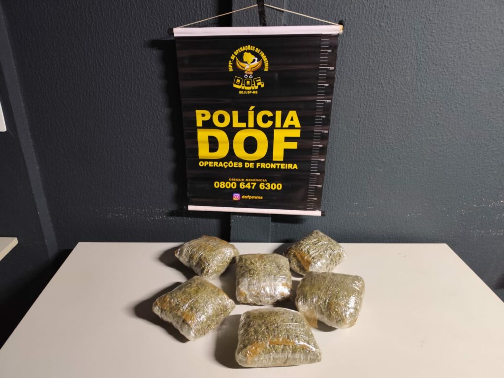 Droga que seguia para aldeia indígena é apreendida pelo DOF em Aral Moreira Droga que seguia para aldeia indígena é apreendida pelo DOF em Aral Moreira