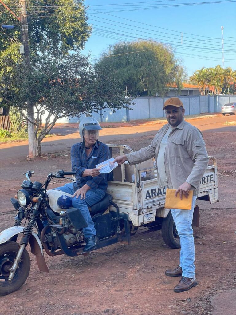 Prefeitura de Aral Moreira realiza ação educativa no Dia Nacional dos Motociclistas