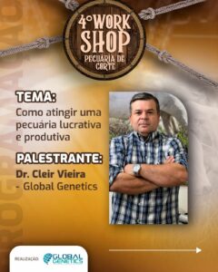 4º Workshop Pecuária de Corte trará especialistas para debater inovação, produtividade e eficiência no campo