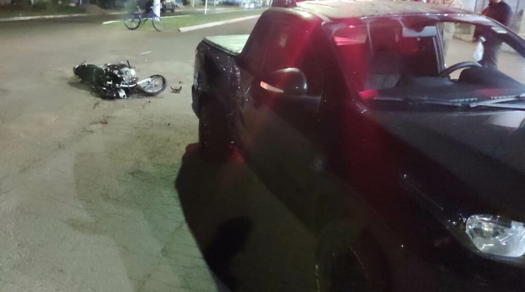 Morre em Dourados jovem de 18 anos vítima de acidente envolvendo carro e moto em Amambai