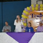 Palestra com famílias atendidas pelo CRAS e pelo Bolsa Família encerrou a campanha Agosto Lilás