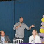 Palestra com famílias atendidas pelo CRAS e pelo Bolsa Família encerrou a campanha Agosto Lilás