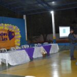 Palestra com famílias atendidas pelo CRAS e pelo Bolsa Família encerrou a campanha Agosto Lilás