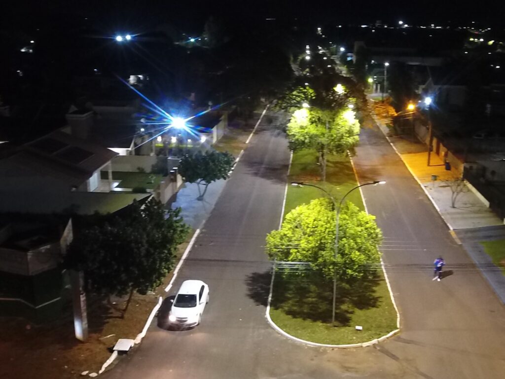 Ruas e avenidas de Iguatemi já contam com novo sistema de iluminação de LED e segunda etapa contemplará vários bairros