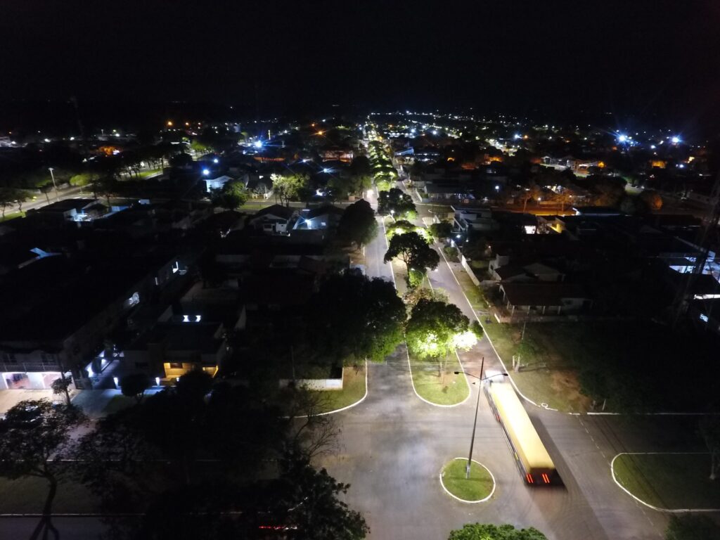 Ruas e avenidas de Iguatemi já contam com novo sistema de iluminação de LED e segunda etapa contemplará vários bairros