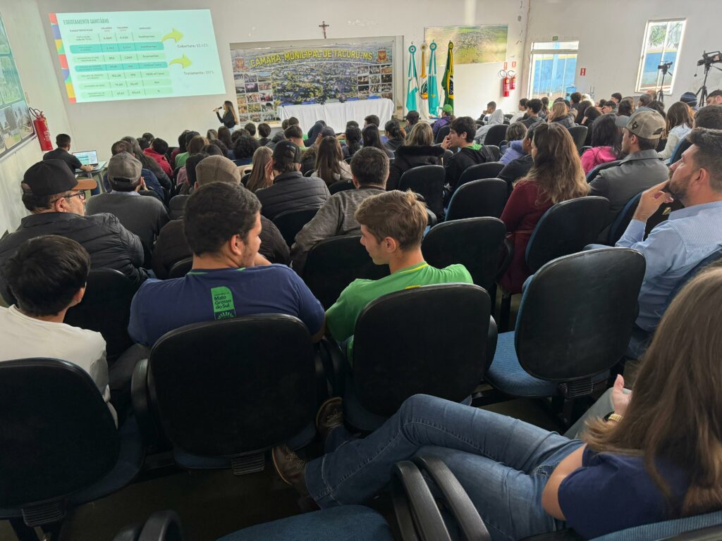 Tacuru: Reunião pública apresenta diagnóstico do saneamento e lança projeto de recuperação de nascentes