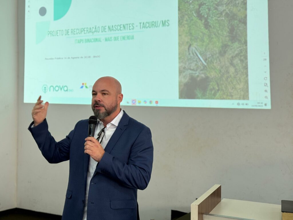Tacuru: Reunião pública apresenta diagnóstico do saneamento e lança projeto de recuperação de nascentes