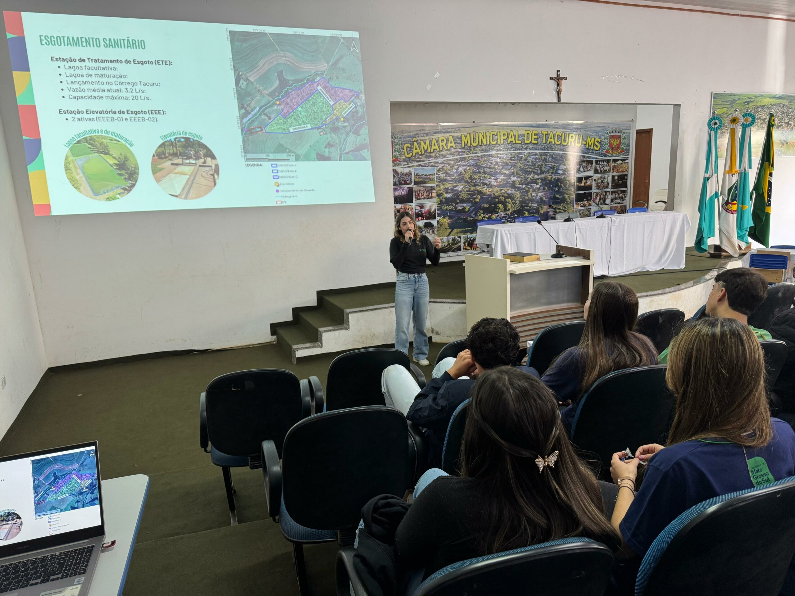Tacuru: Reunião pública apresenta diagnóstico do saneamento e lança projeto de recuperação de nascentes