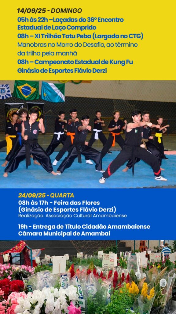 Prefeitura de Amambai divulga calendário especial em comemoração aos 77 anos do município Prefeitura de Amambai divulga calendário especial em comemoração aos 77 anos do município