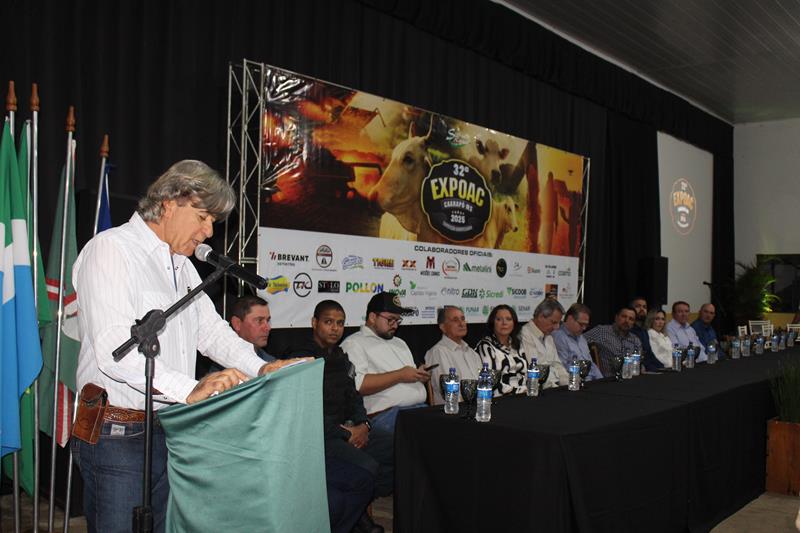 Com a presença e autoridades e representantes do agro, Sindicato Rural abre a 32ª Expoac em Caarapó