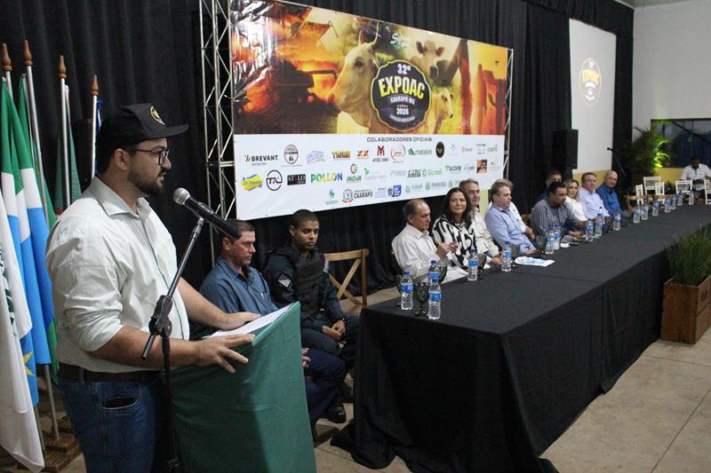 Com a presença e autoridades e representantes do agro, Sindicato Rural abre a 32ª Expoac em Caarapó