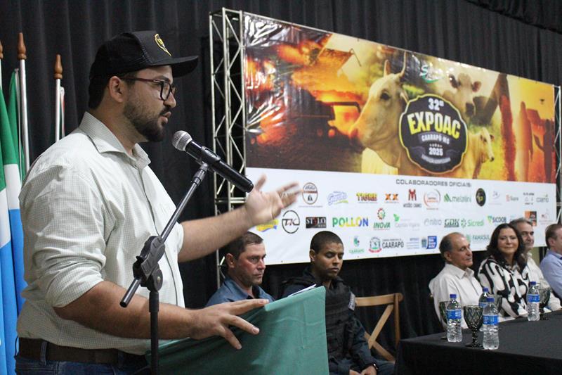 Com a presença e autoridades e representantes do agro, Sindicato Rural abre a 32ª Expoac em Caarapó