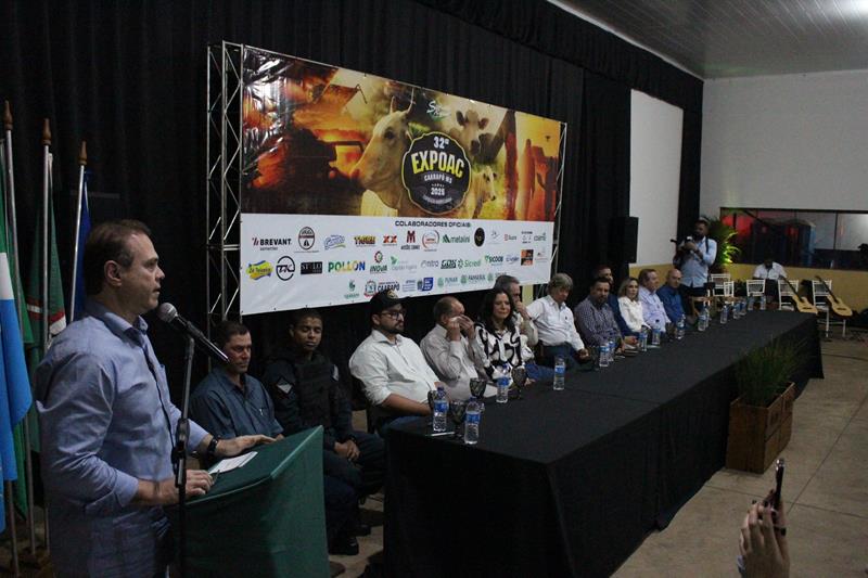 Com a presença e autoridades e representantes do agro, Sindicato Rural abre a 32ª Expoac em Caarapó